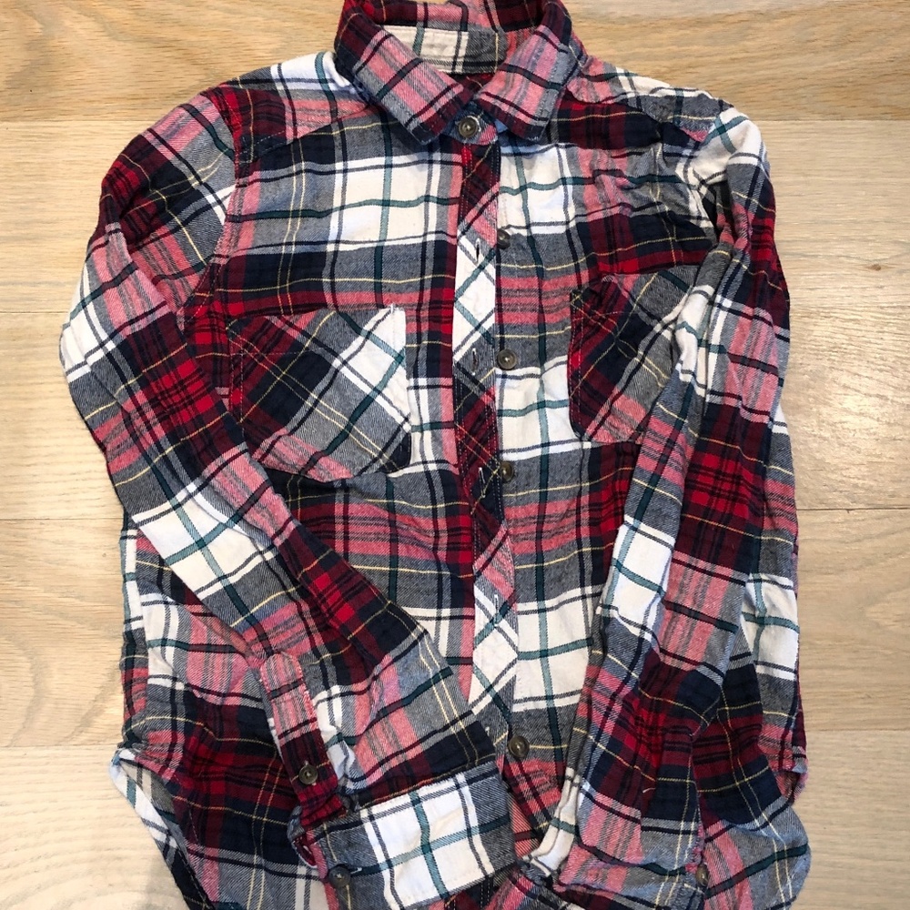 Abercrombie & Fitch Super Soft flannel top Wm XS